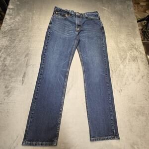 Levis 514 Jeans Mens 32x30 Blue Straight Leg Stretch Denim Mid Rise Classic